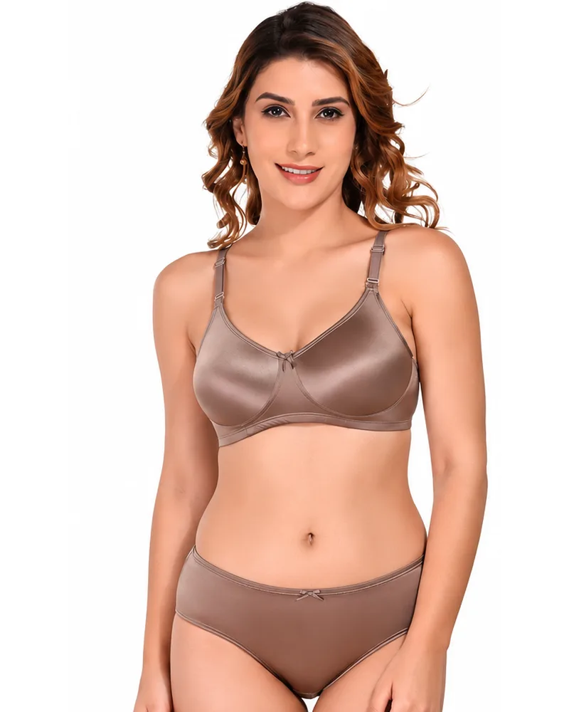 Lycra Satin Moulded Set